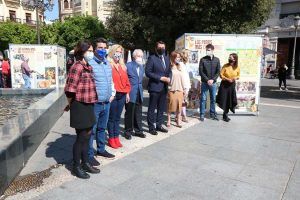 inauguración de la exposición "Córdoba es patio" en las Tendillas