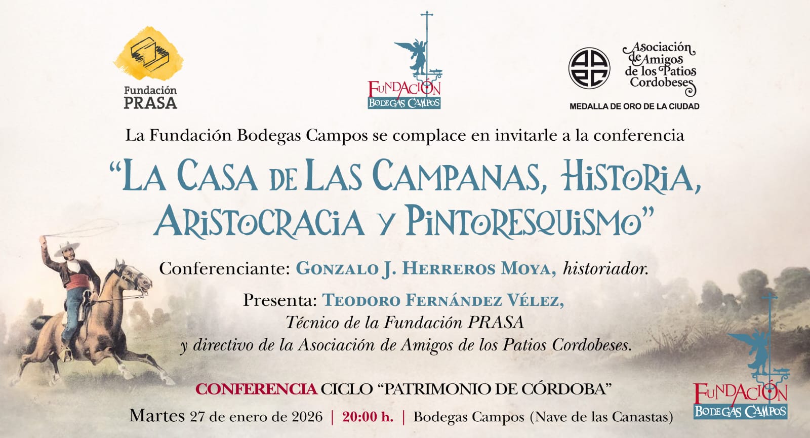 Conferencia sobre la historia de la Casa de las Campanas.